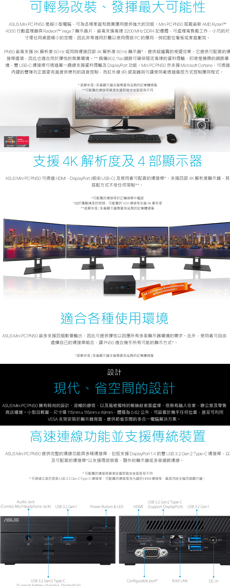 Asus 華碩mini Pc Pn50 45uu2ta Amd Ryzen 5 4500u 8gb記憶體 256gb Ssd Win 10 Pchome商店街 台灣no 1 網路開店平台